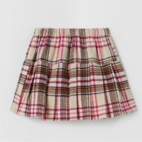 FINAL PRICE NWT Zara Girl’s Plaid Pleated Skirt - Picture 1 of 6